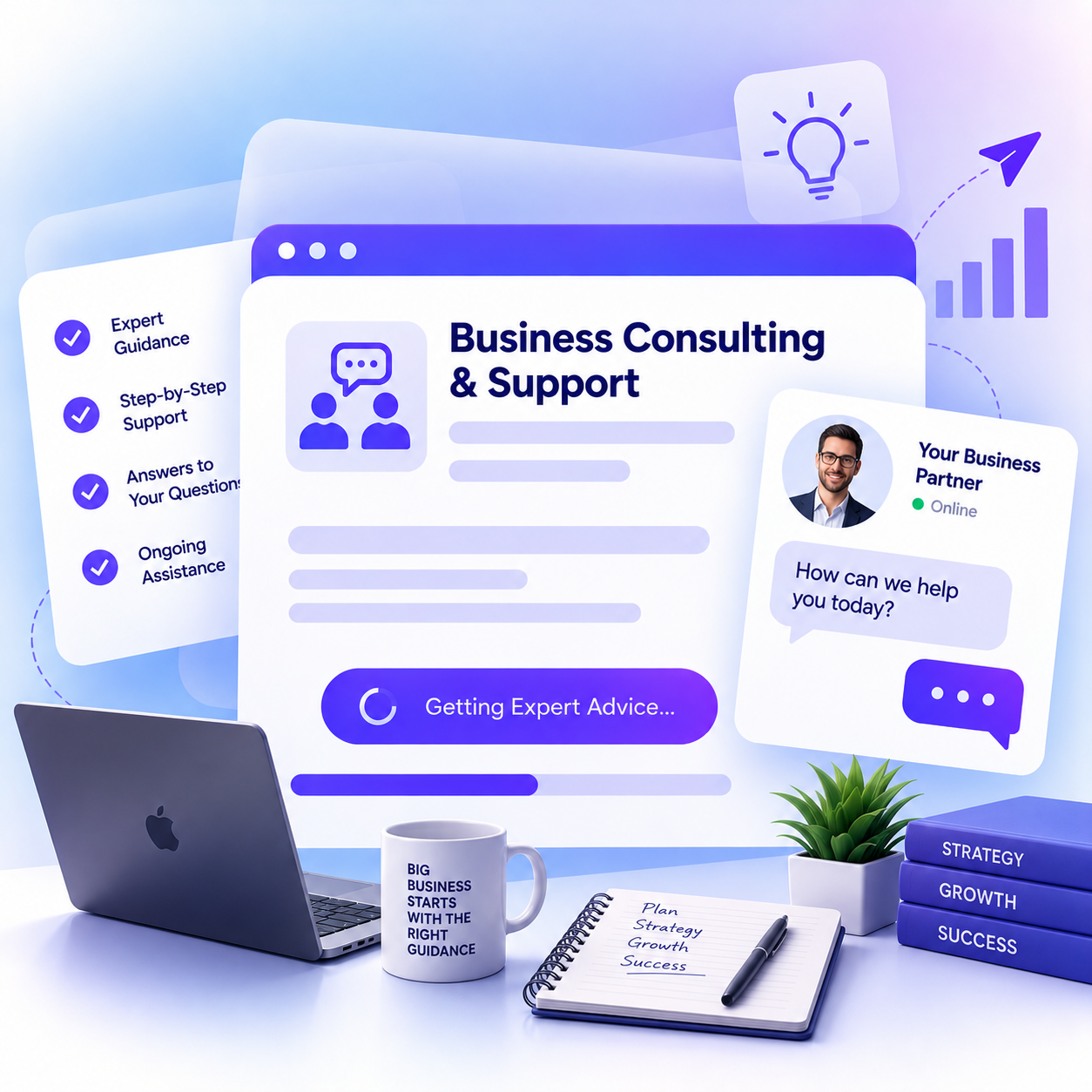 Business consulting and ongoing support